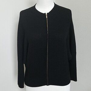 Vintage St. John Black Oversized Dolman Cardigan